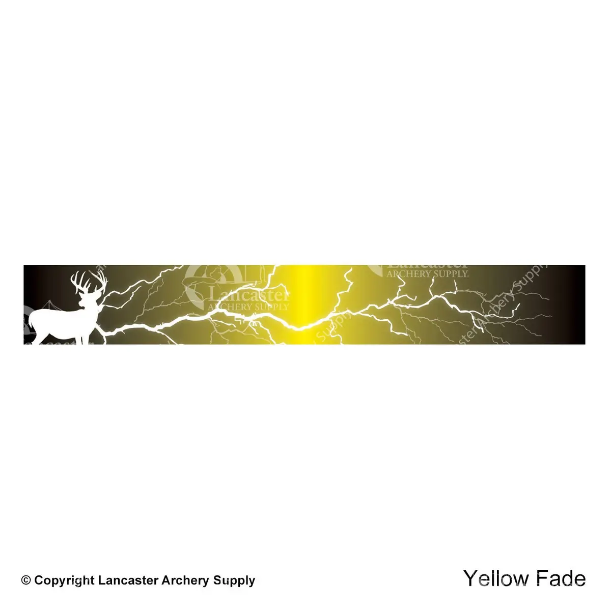 Lve Lightning Whitetail Fade Arrow Wraps (7") 1