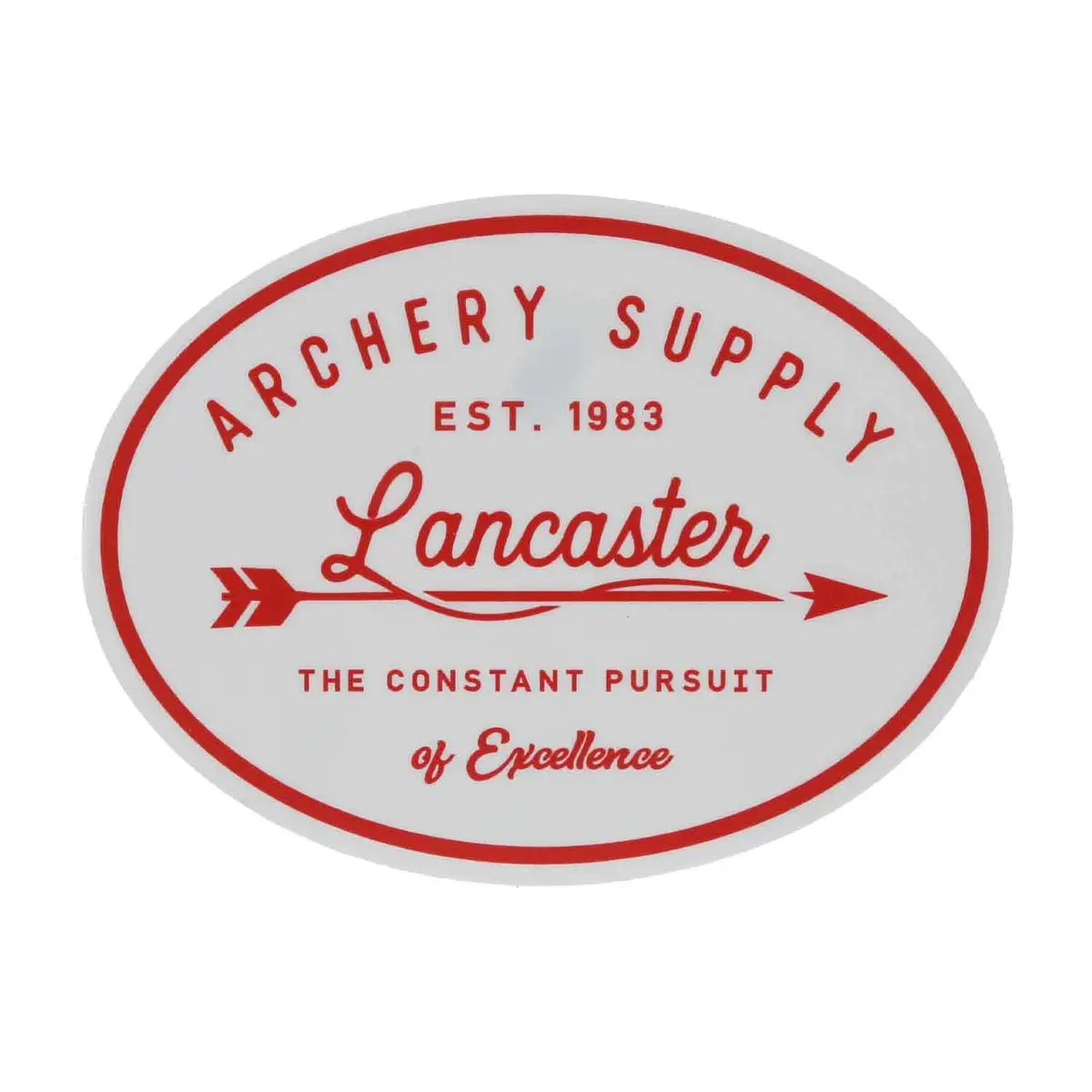 Lancaster Archery Supply Hd Oval Sticker (5.125" X 3.75") 1