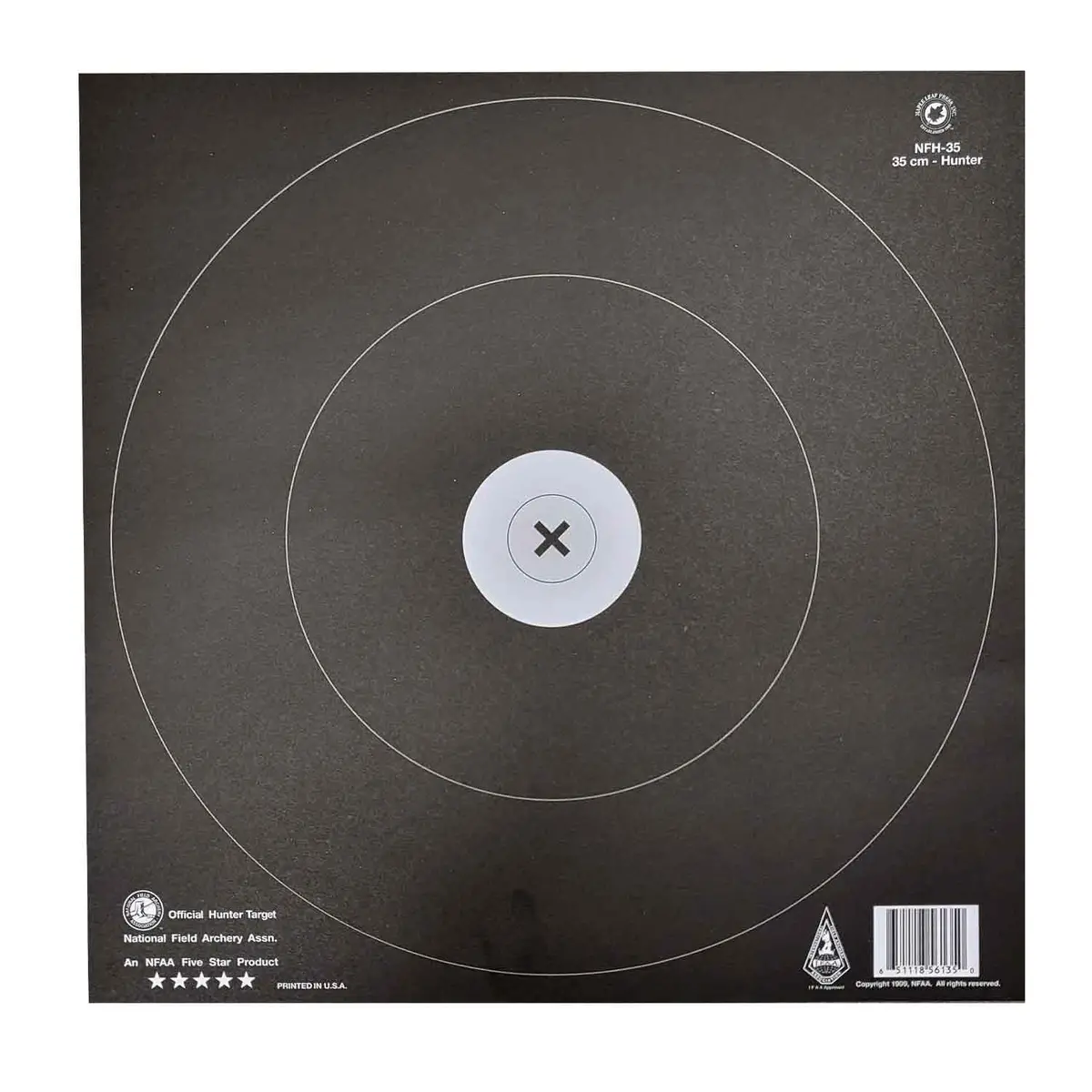 Maple Leaf 35Cm Nfaa Official Hunter Target Face 1
