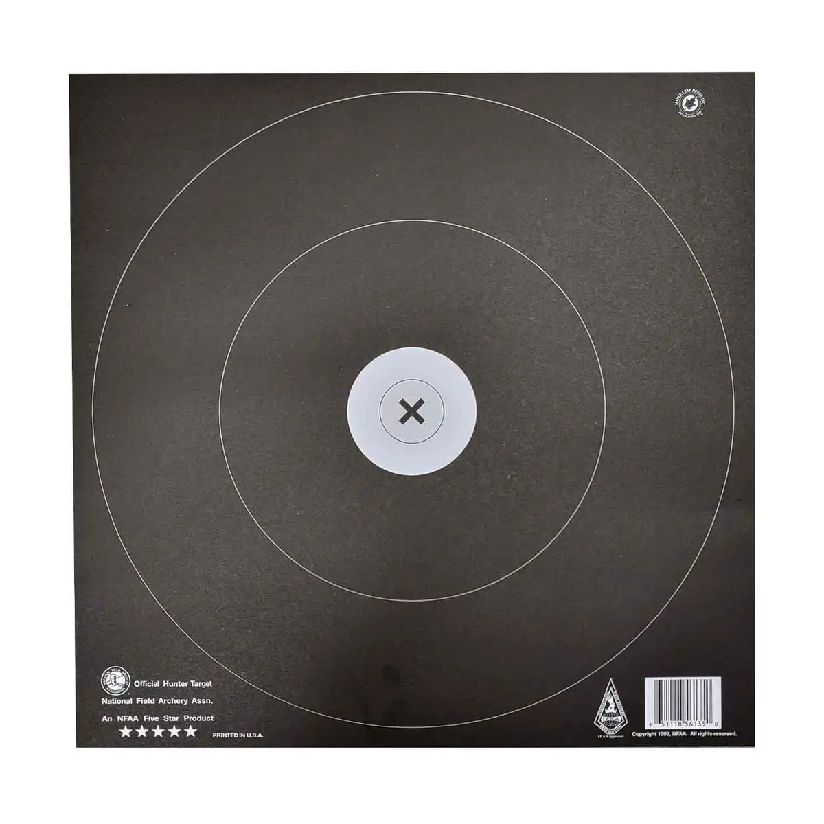 Maple Leaf 50Cm Nfaa Official Hunter Target Face 1