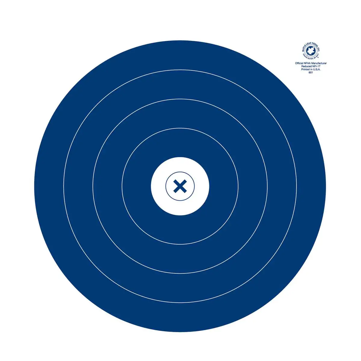 Maple Leaf 40Cm Nfaa Single Spot Target Face 1