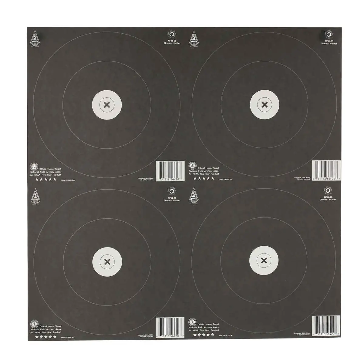 Maple Leaf 20Cm Nfaa Official Hunter Target Face 1