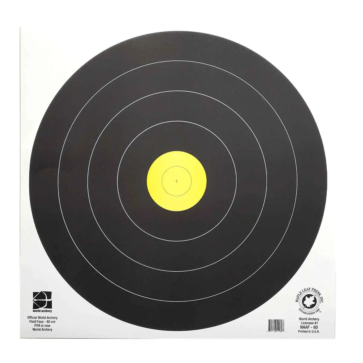 Maple Leaf World Archery Official Field Target Face (60 Cm) 1