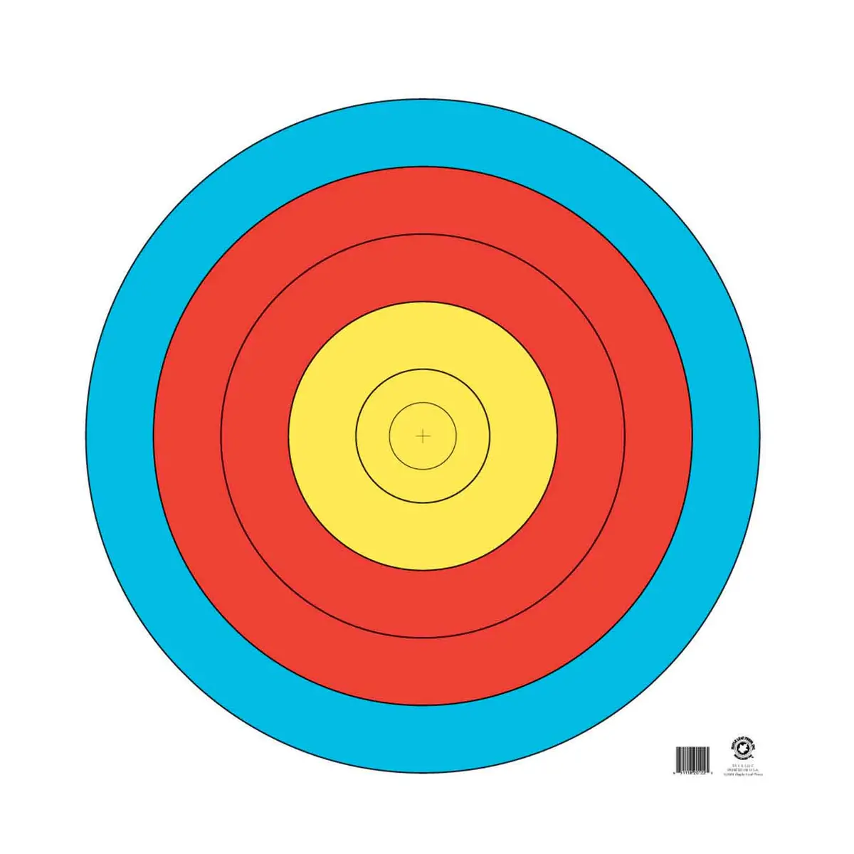 Maple Leaf World Archery Official 5 Ring Target Face (Ta-80 Center) 1