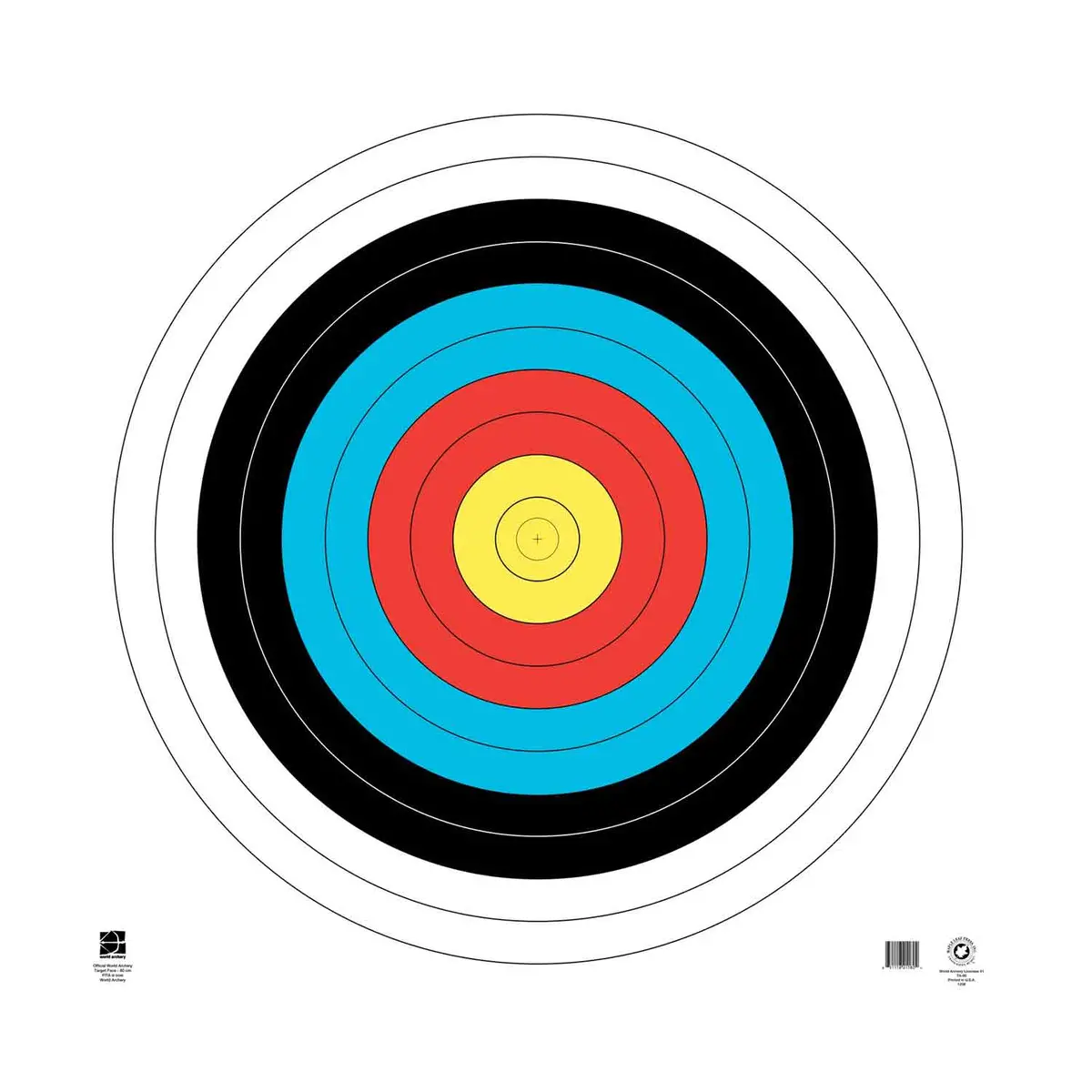 Maple Leaf World Archery Official Target Face (Ta-80 Cm) 1