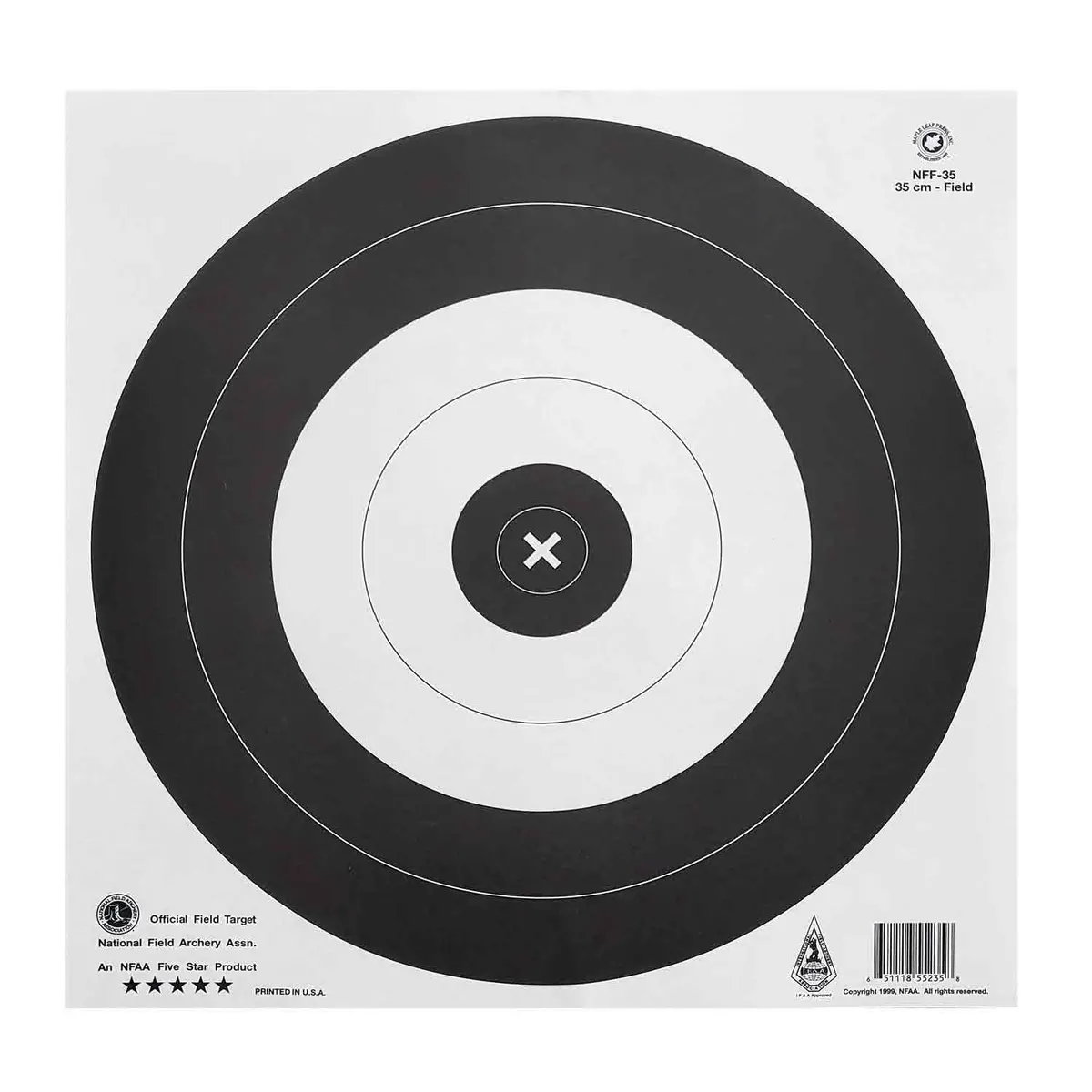 Maple Leaf 35Cm Nfaa Official Field Target Face 1