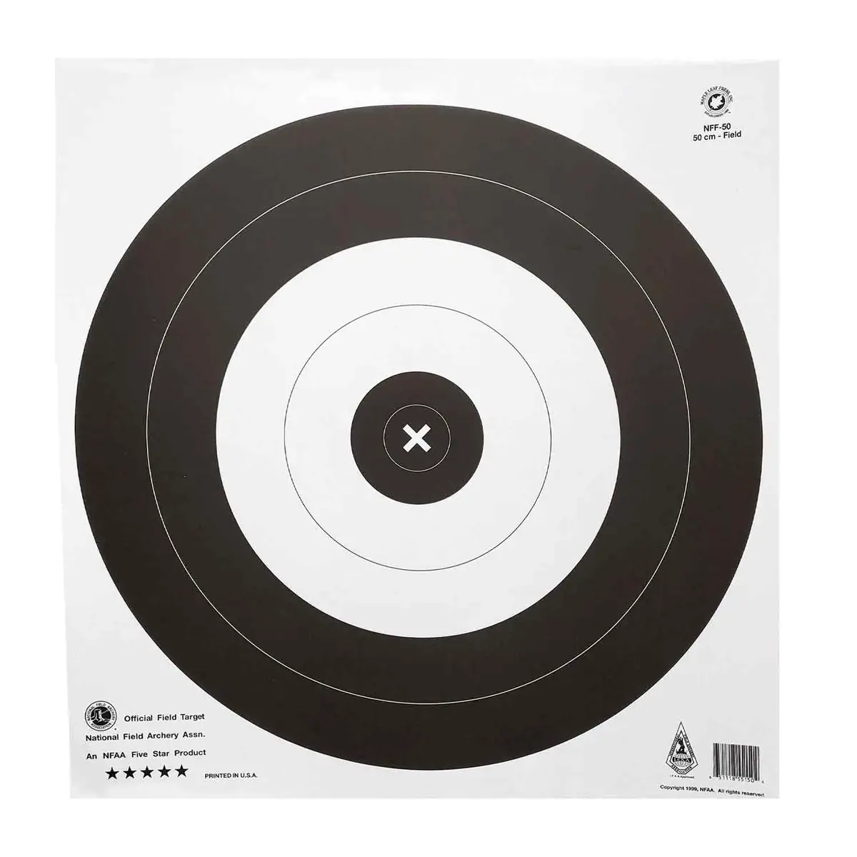 Maple Leaf 50Cm Nfaa Official Field Target Face 1