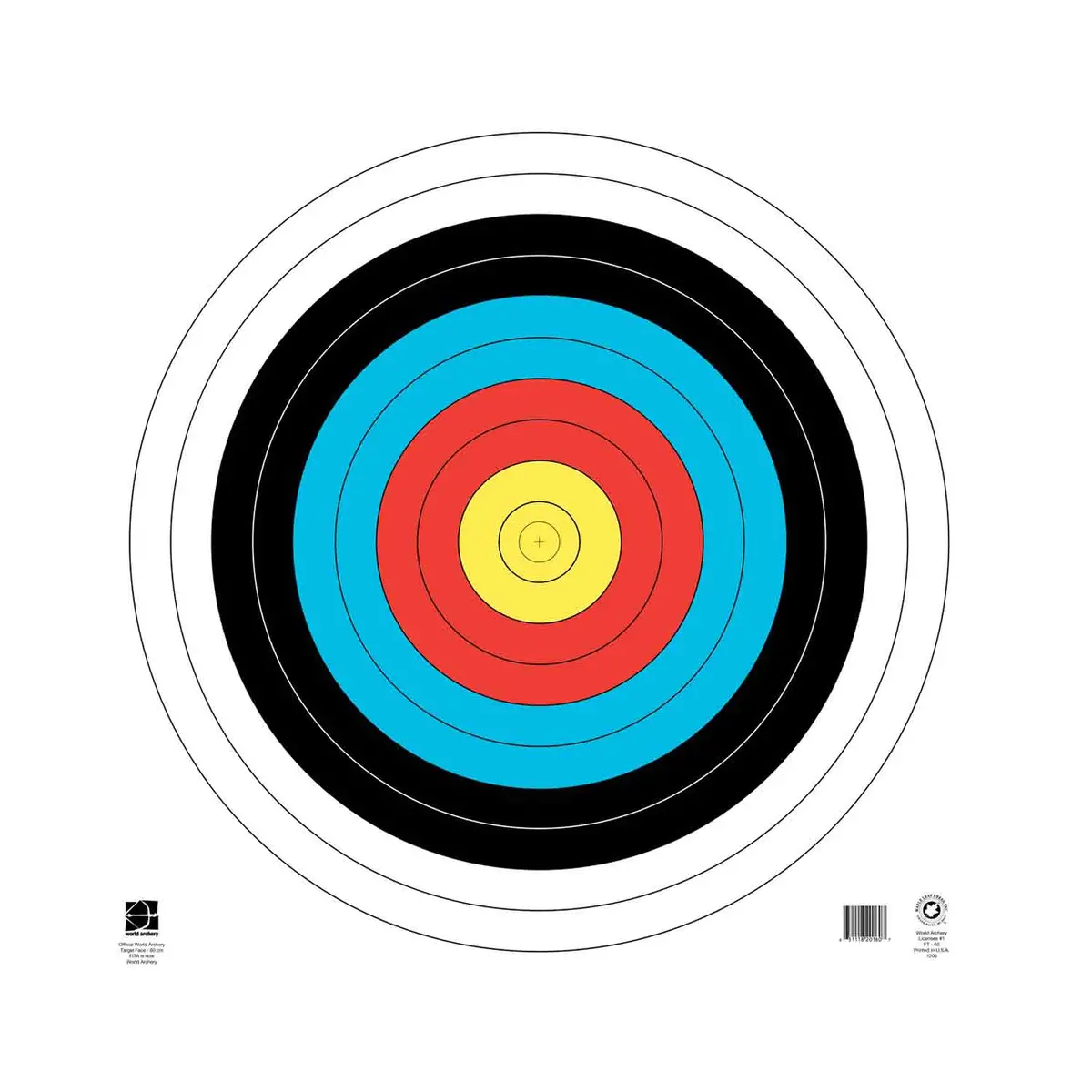 Maple Leaf World Archery Official Waterproof Target Face (80 Cm) 1