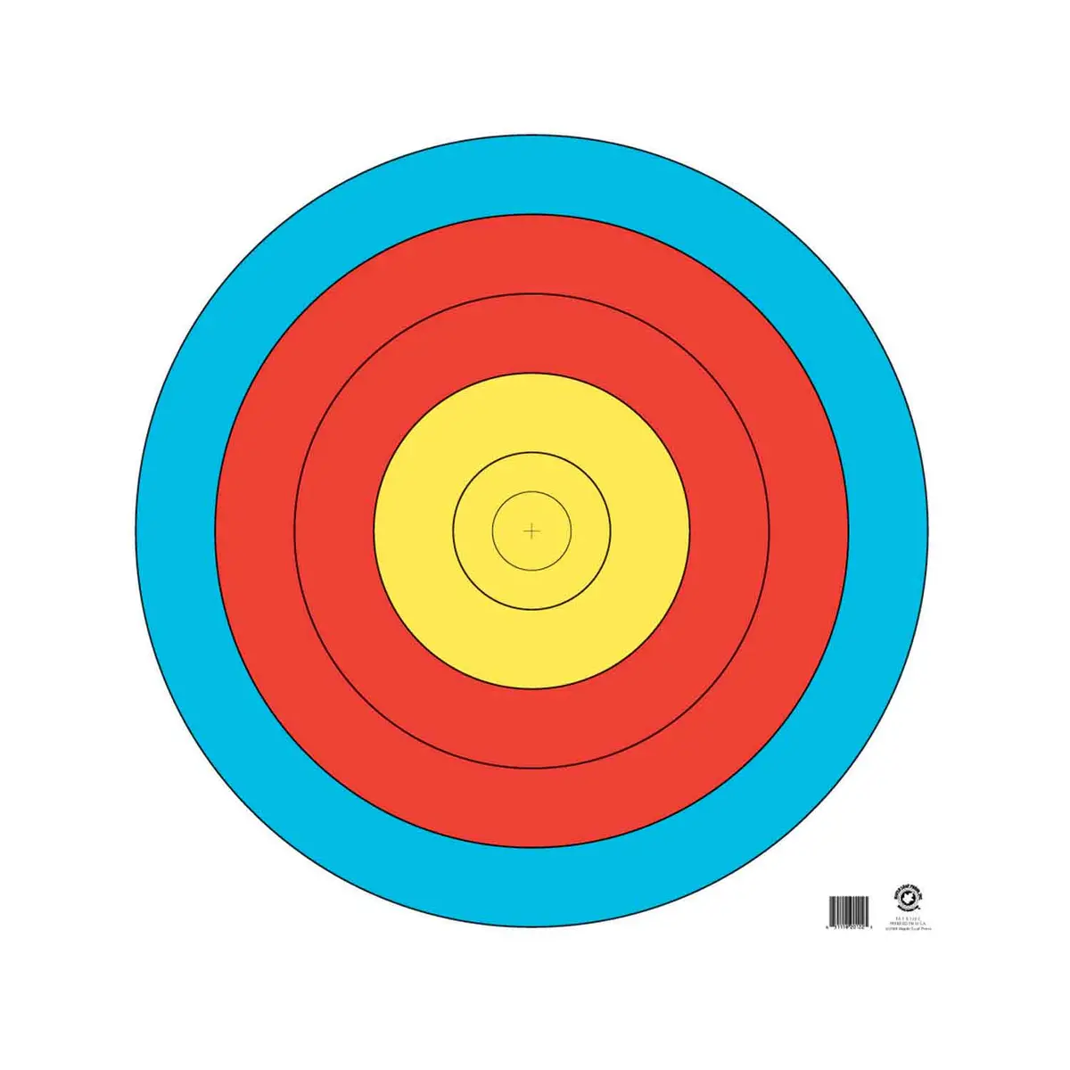 Maple Leaf World Archery Official 5 Ring Waterproof Target Face (Wp-80 Cm) 1