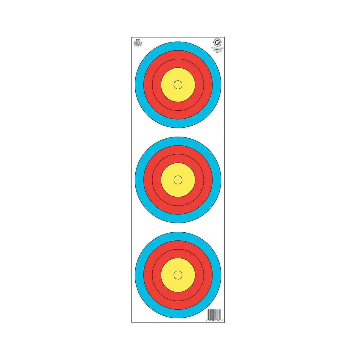 Maple Leaf Ta-3X40v 3 Spot Vertical World Championship Target Face 2