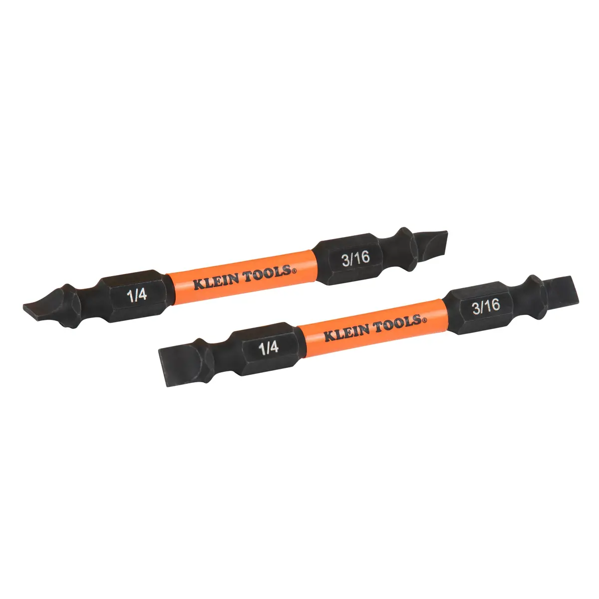 Klein Tools 32493Hd Replacement Bits, Proflex 3/16" Slotted And 1/4" Slotted 1