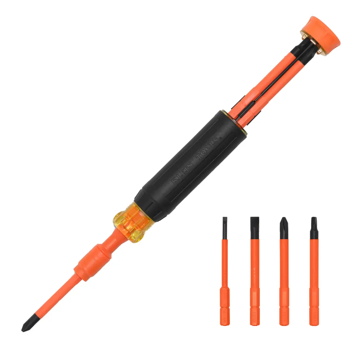 Klein Tools 32604Ins 4-In-1 Insulated Auto-Lock Screwdriver 1