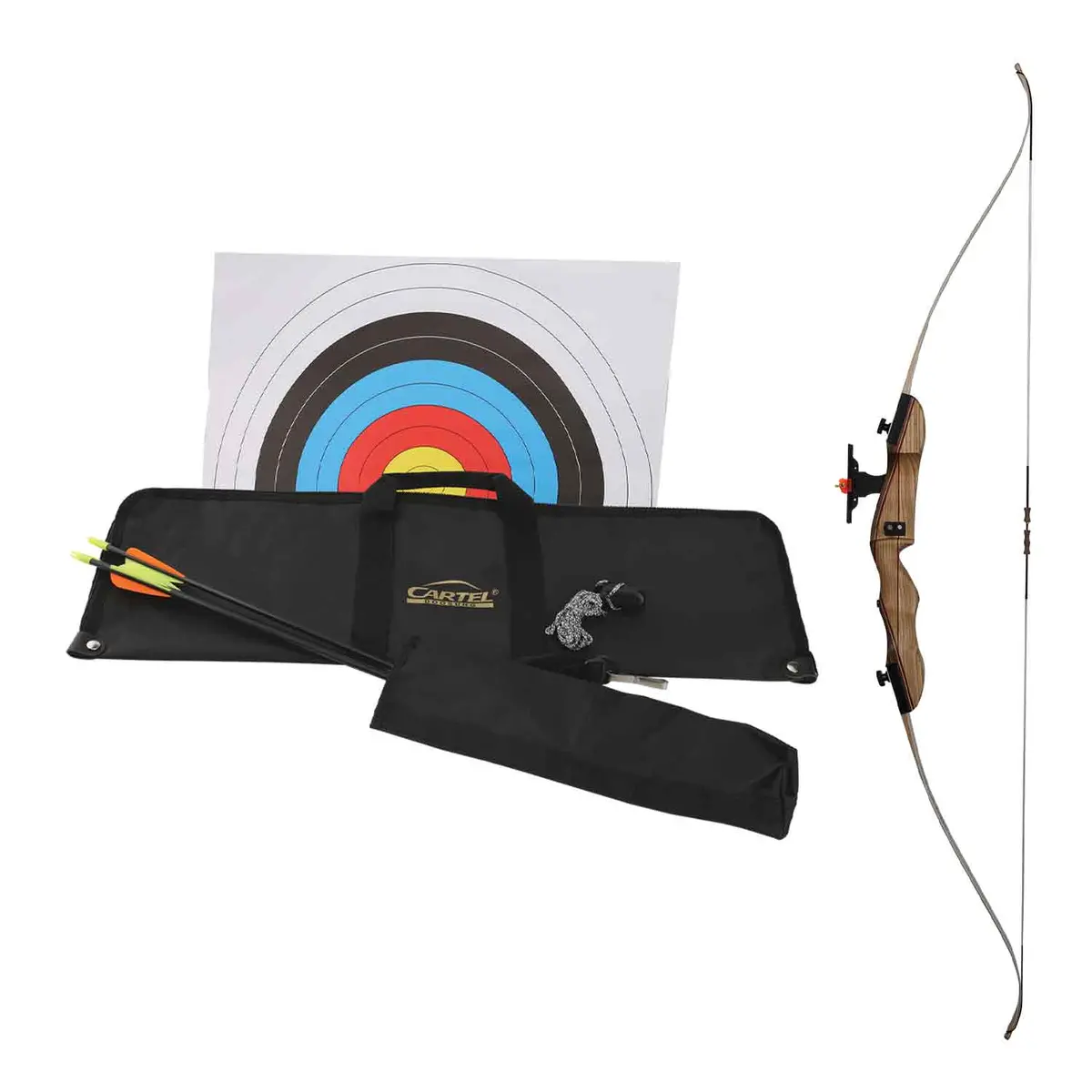 Galaxy Bullseye 48" Take-Down Recurve Bow Package 1