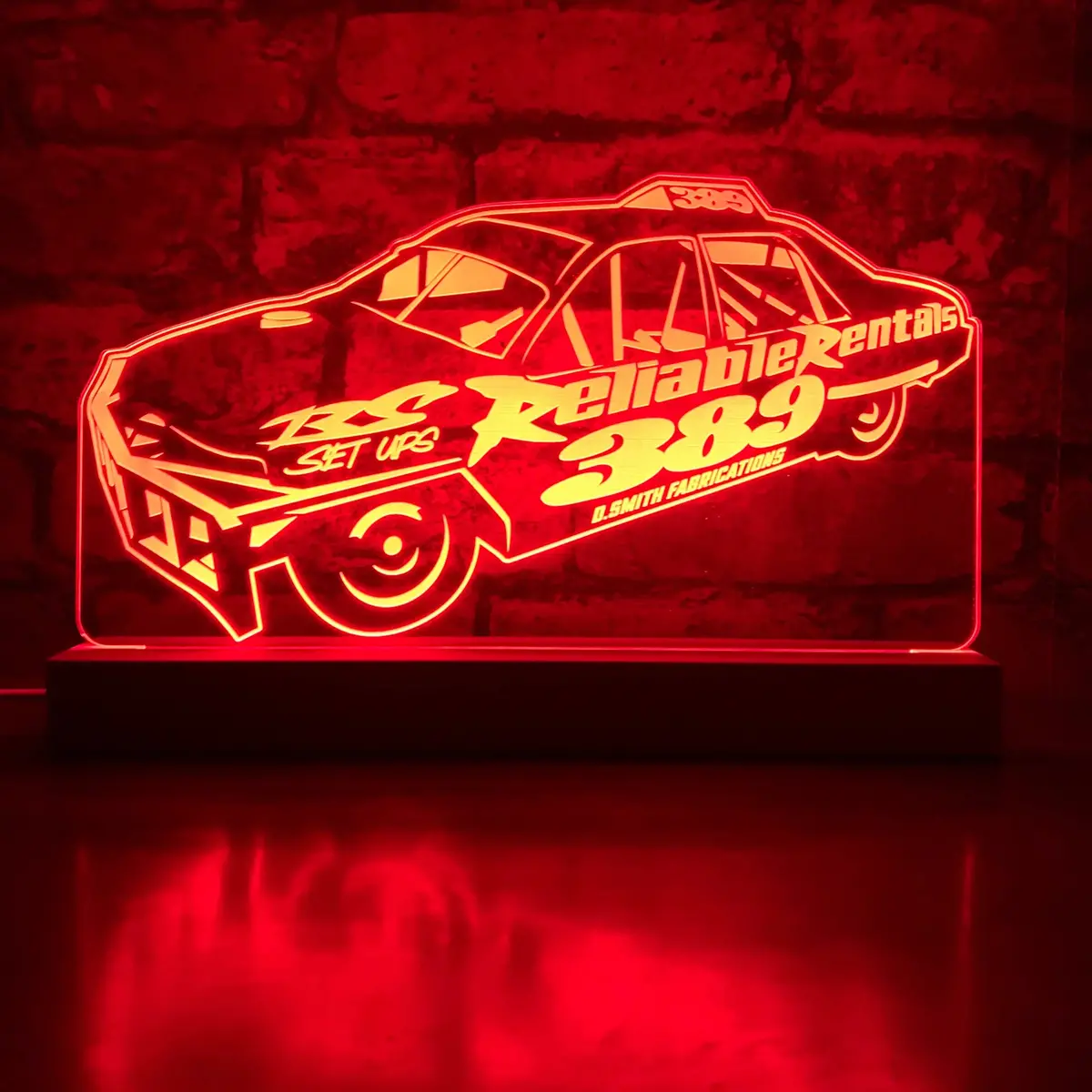 #389 Ryan Santry Saloon Stock Car Night Light 1