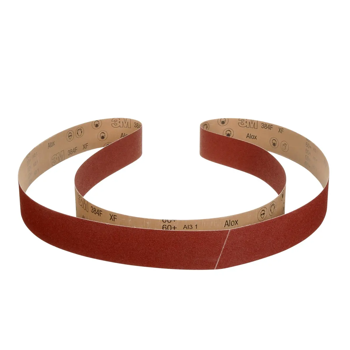 3M Cloth Belt 384F, 36+ Xf-Weight, 2 In X 60 In, Film-Lok, Single-Flex 1