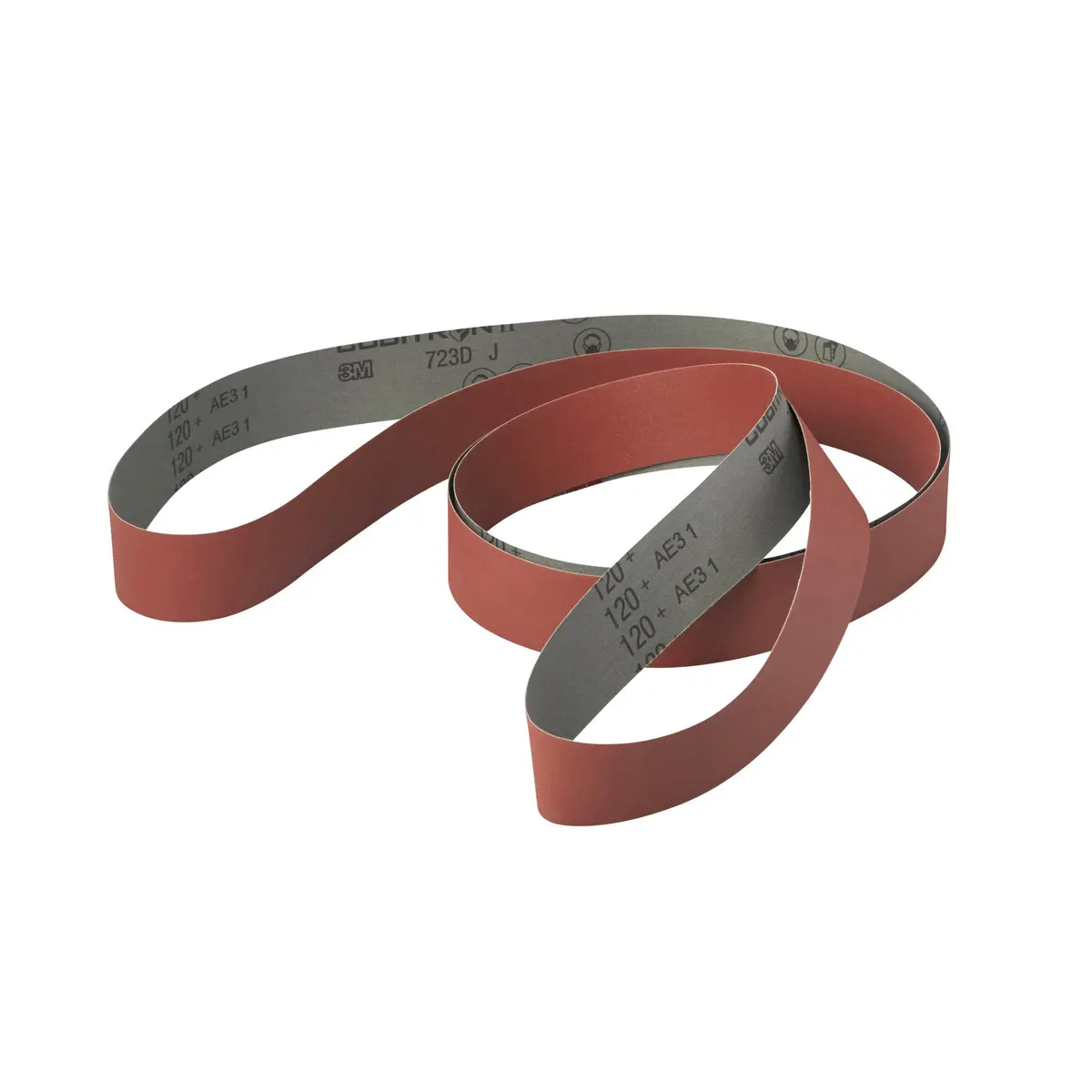 3M Cubitron Ll Cloth Belt 723D, 180+ J-Weight, 4 In X 118 In,Film-Lok, Full-Flex 1