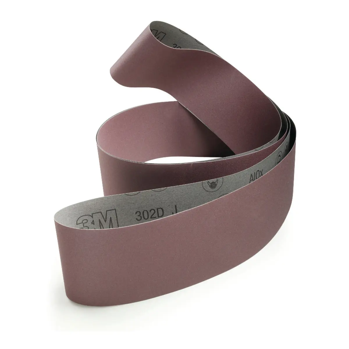3M Cloth Belt 302D, P320 J-Weight, 1/2 In X 72 In, Film-Lok, Full-Flex 1