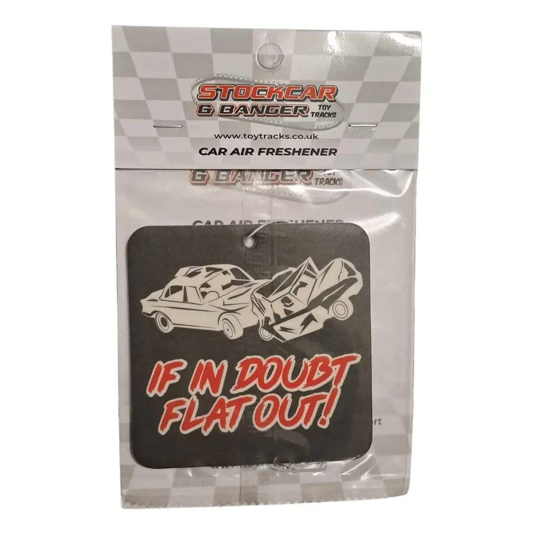 If In Doubt Flat Out! Vehicle Air Freshener 1