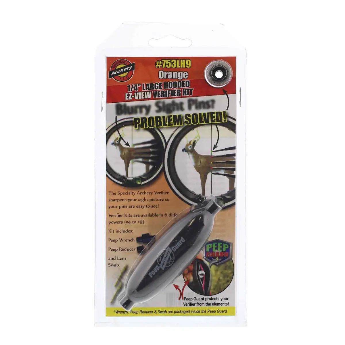 Specialty 1/4" Large Hooded Ez-View Verifier Kit 6