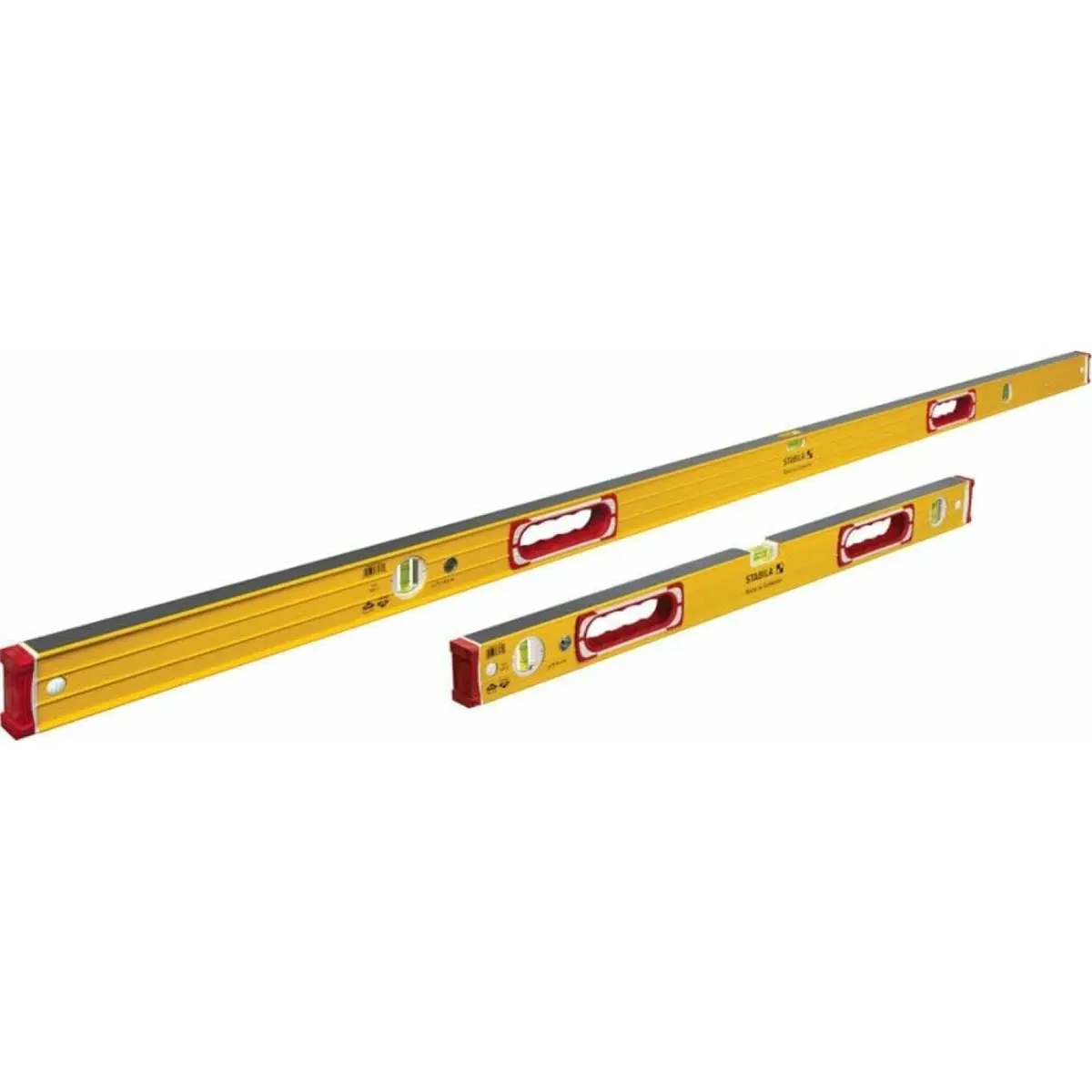 Stabila 37872 Spirit Levels, Type 196 72"/32" Concrete Set 1