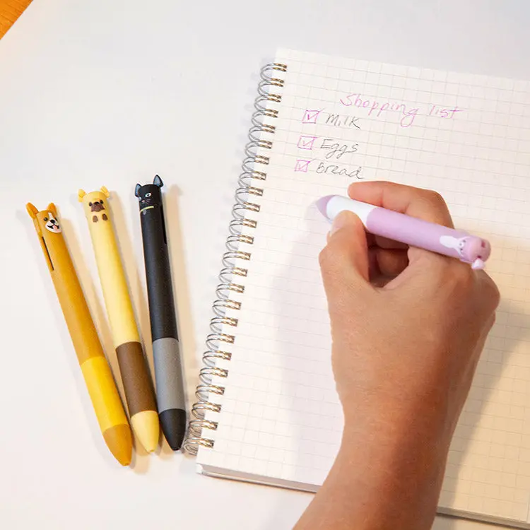 Dog And Cat Multicolor Pens 2