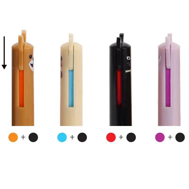 Dog And Cat Multicolor Pens 1