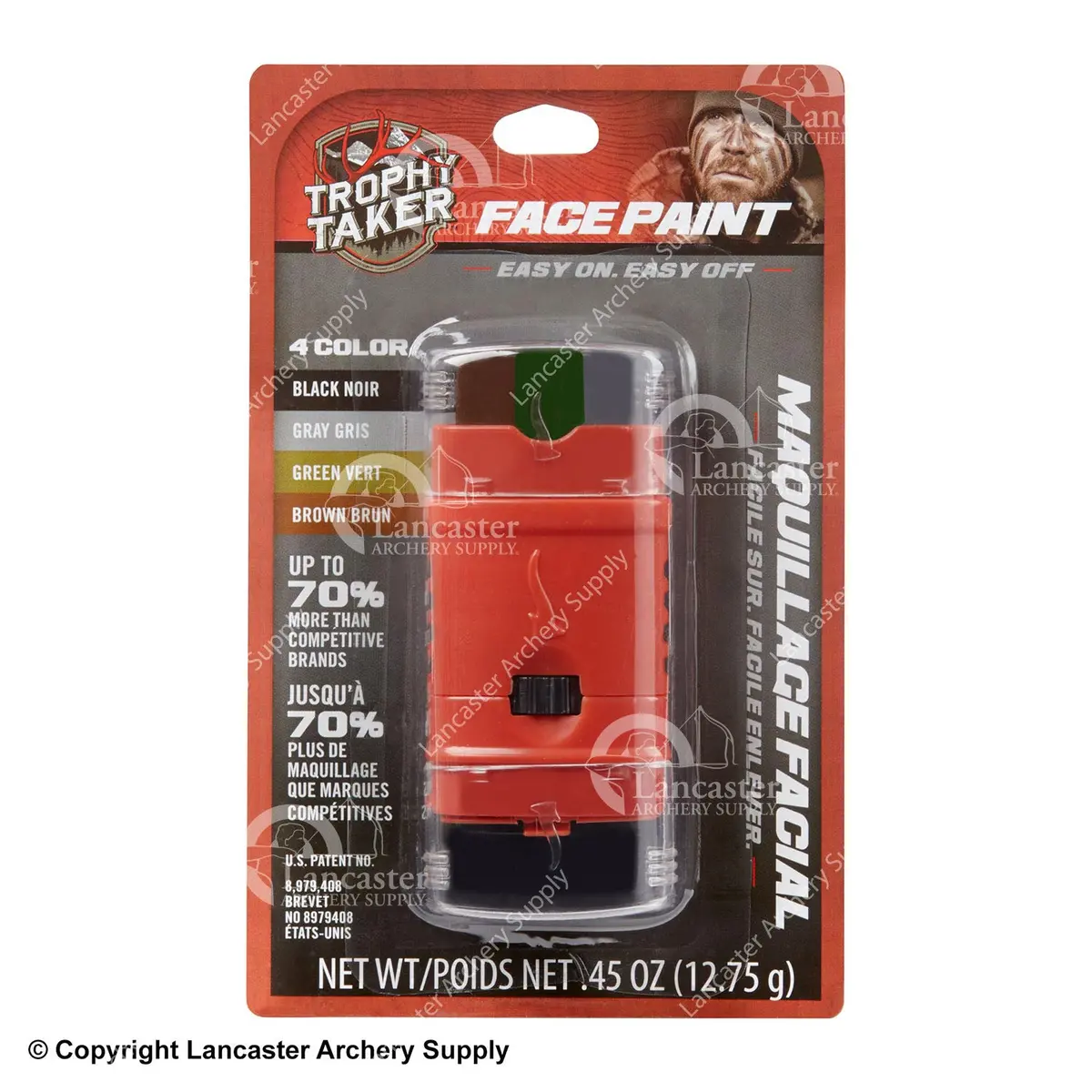 Trophy Taker 4 Color Camo Face Paint 1
