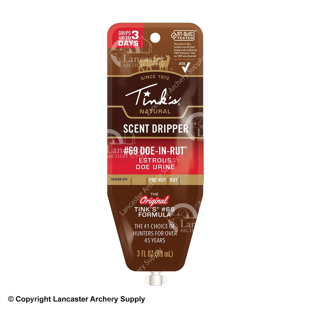 Tink's Disposable Scent Dripper (#69 Doe-In-Rut) 1