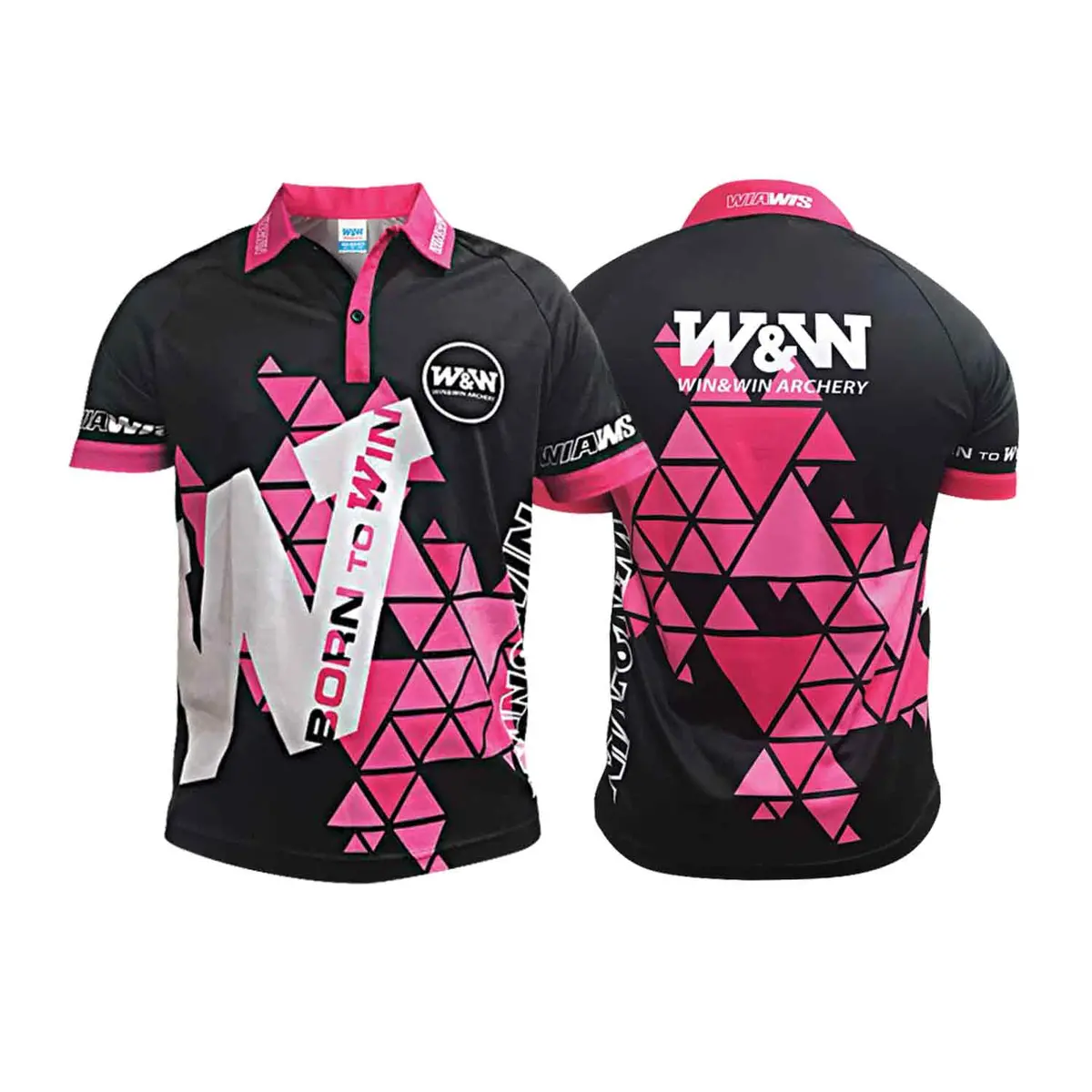 Win & Win Official Archer Jersey (Pink & Black) 1