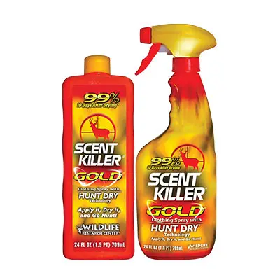 Wildlife Research Center Scent Killer Gold Spray Combo 1
