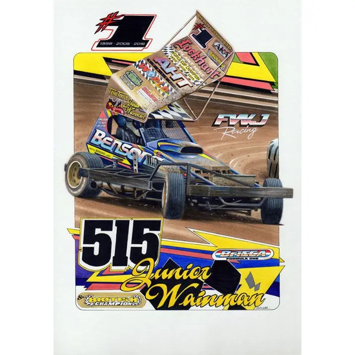 Brisca F1 #515 Fwj Serious Print 1