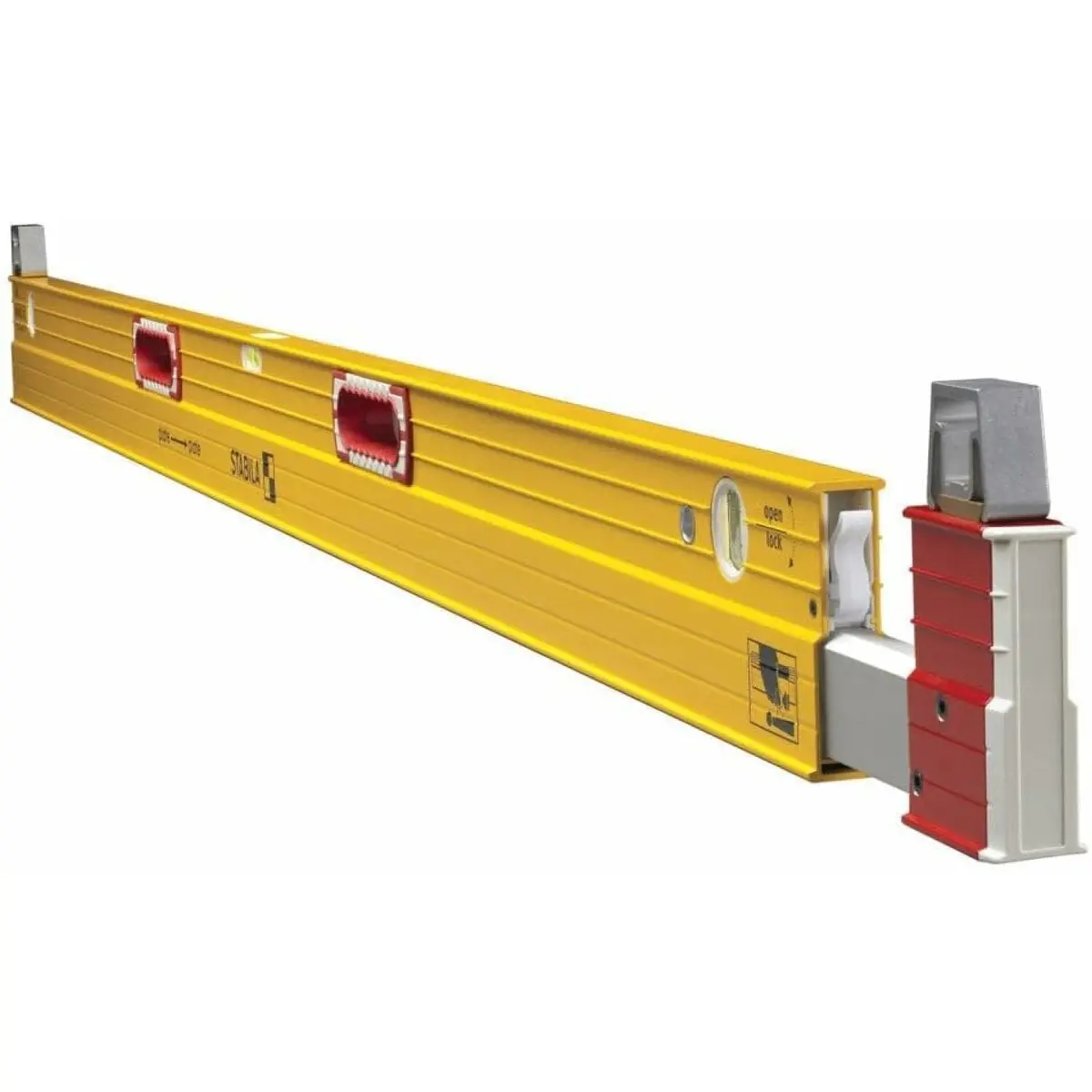 Stabila 35712 7'-12'  Type 106T Extendable Plate Levels W/Rem Standoffs 1