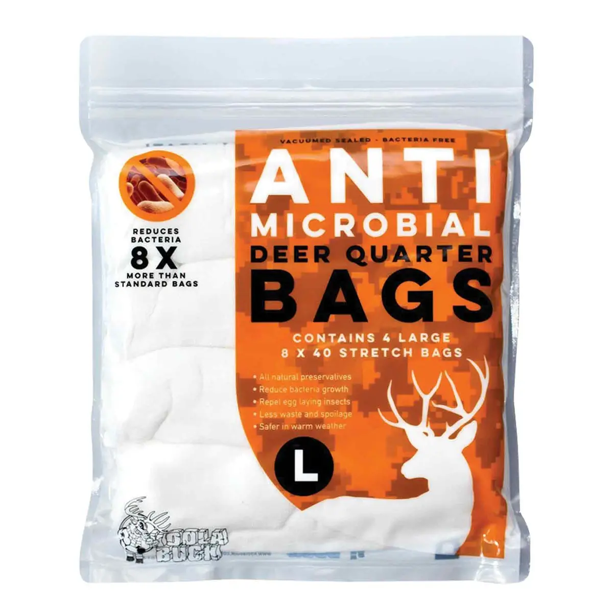 Koola Buck Anti-Microbial Deer, Antelope Quarter Game Bags 1