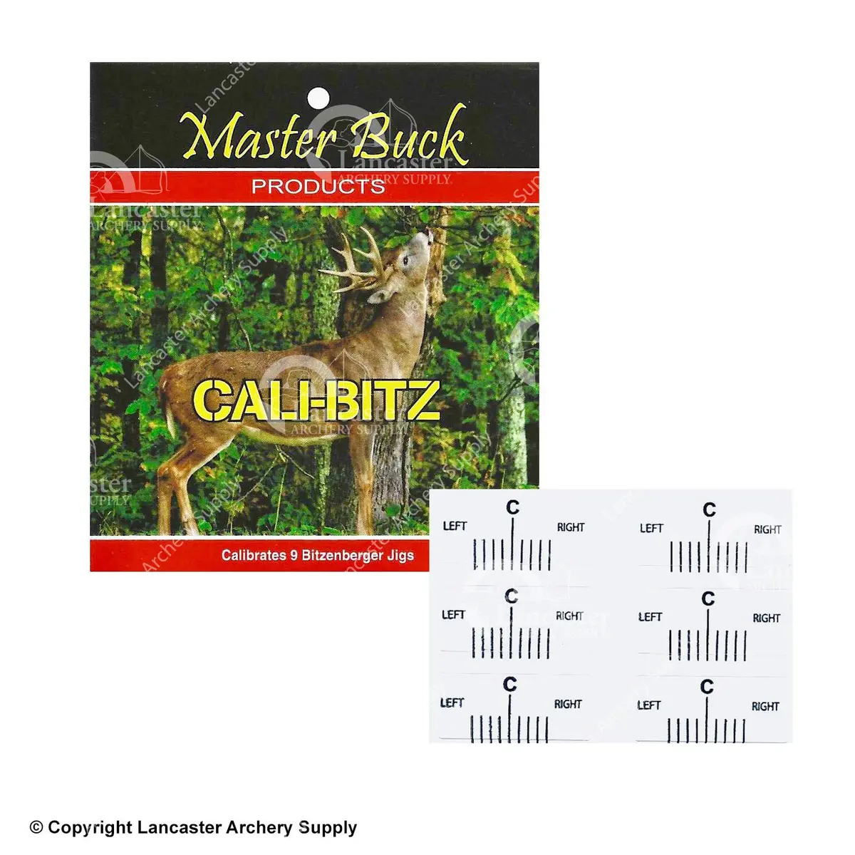 Master Buck Cali-Bitz Bitzenberger Jig Calibration Decals 1