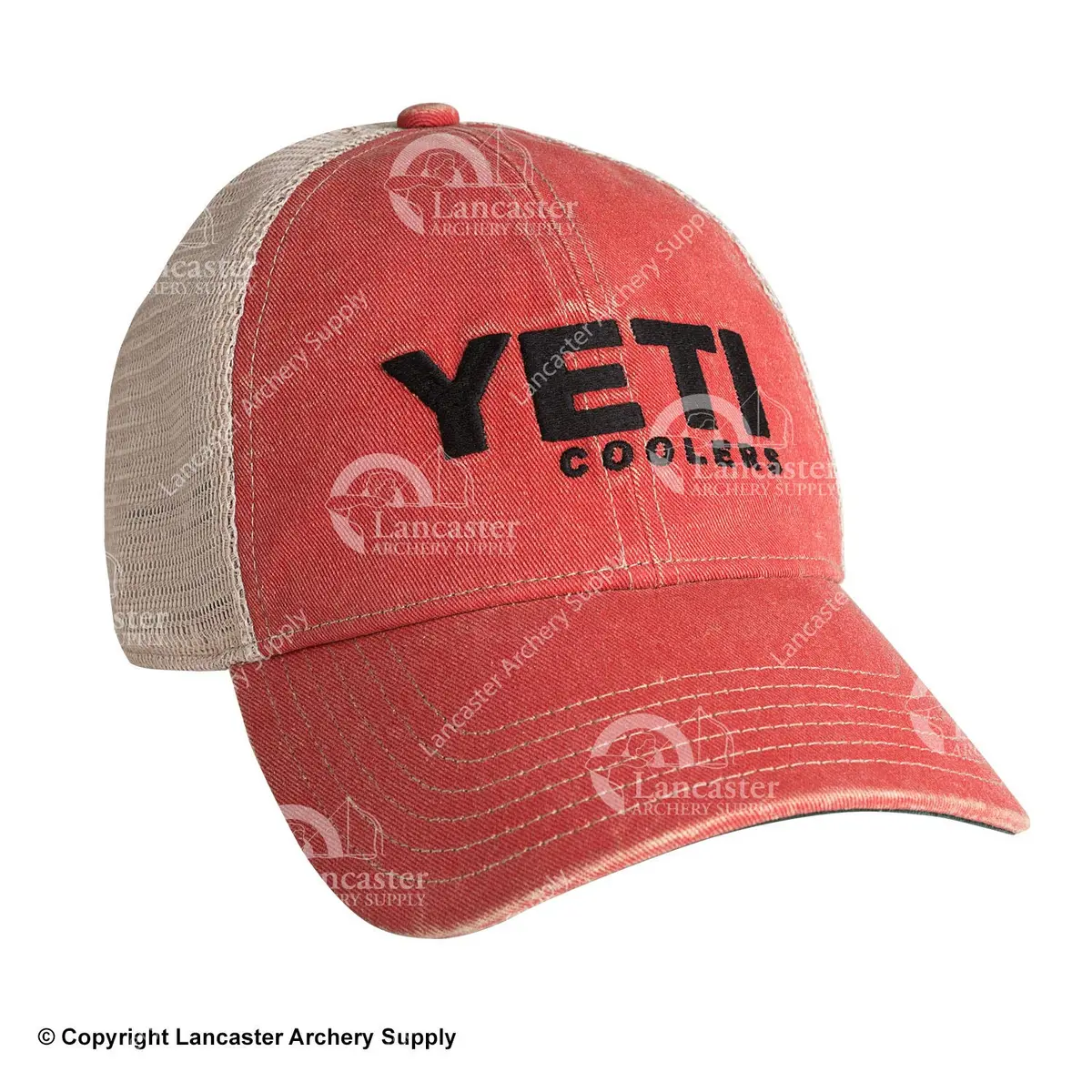 Yeti Low Pro Trucker Hat (Red/Tan) 1