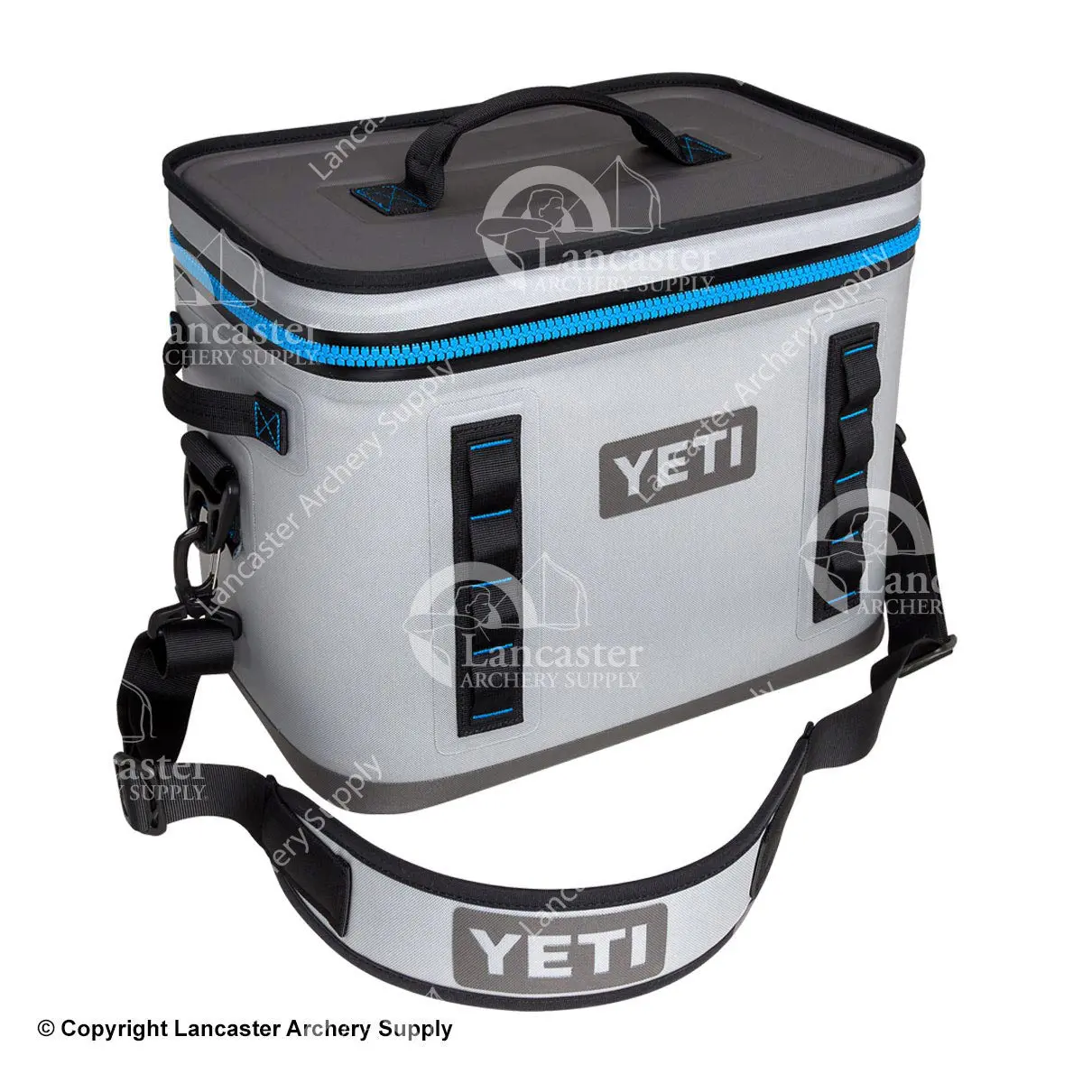 Yeti Hopper Flip 18 Cooler (Fog Gray/Tahoe Blue) 1