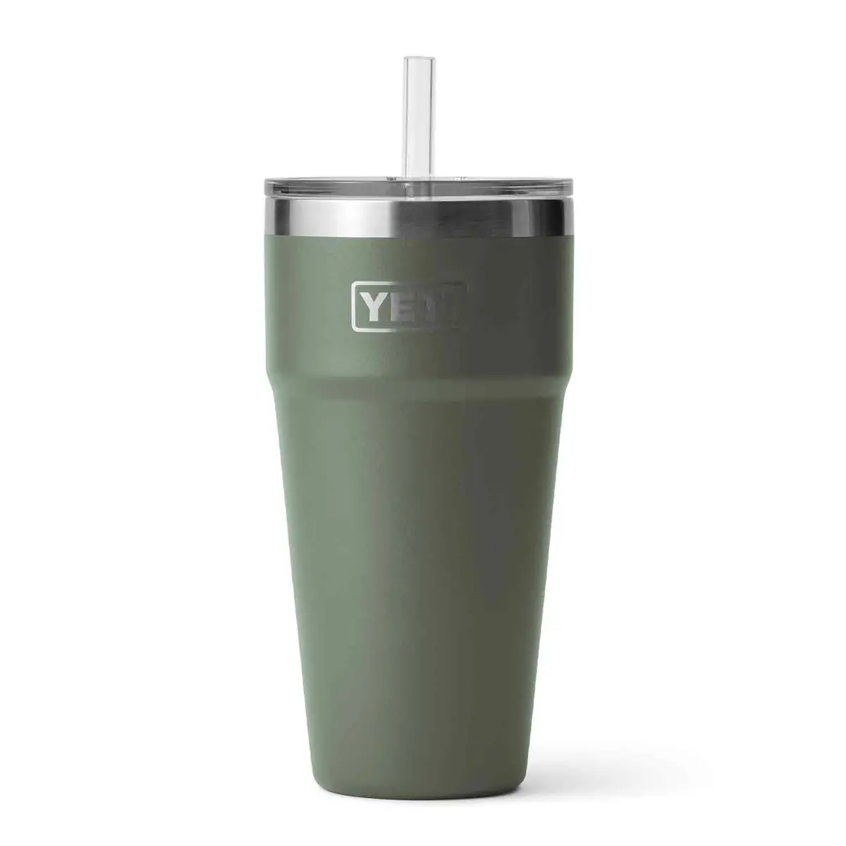 YETI Rambler 26 oz Insulated Tumbler – Stackable Design with Reusable Straw Lid