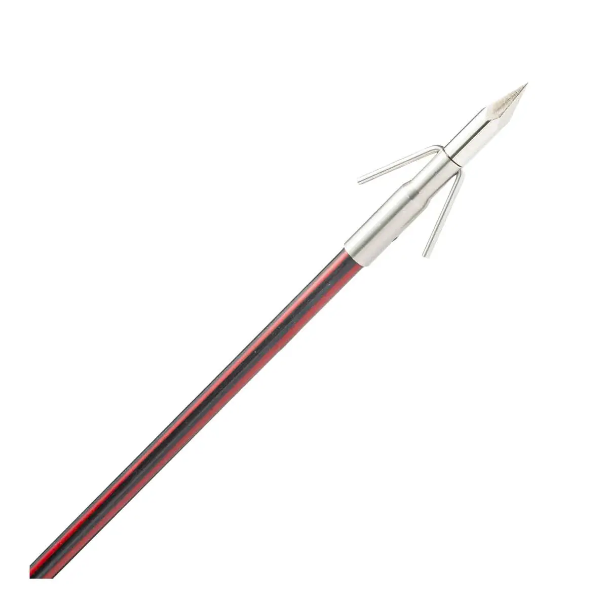 Cajun Red & Black Carbon Infused Arrow W/ Piranha Xt Point 1