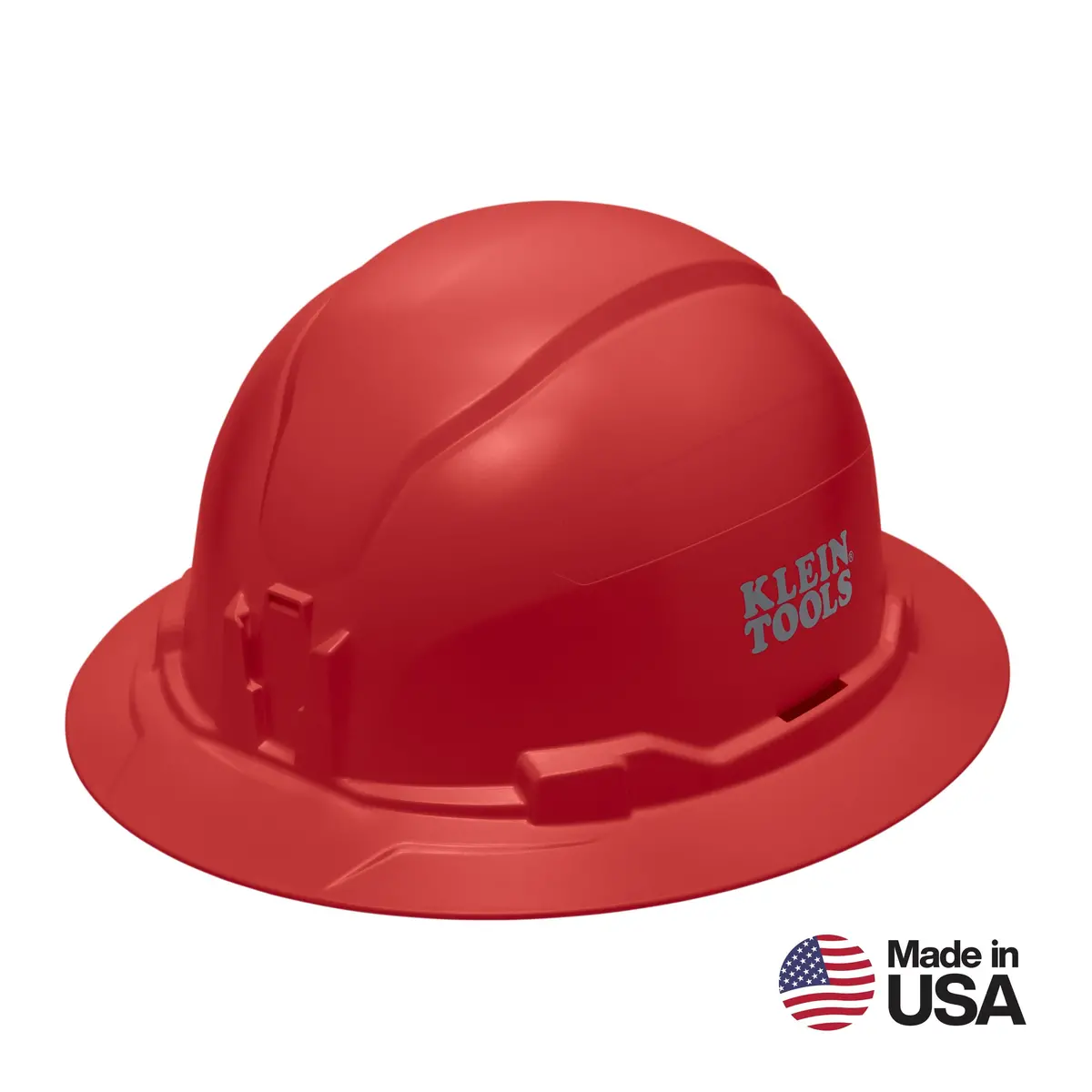 Klein Tools 60920 Hard Hat, Non-Vented, Full Brim Style, Red 1