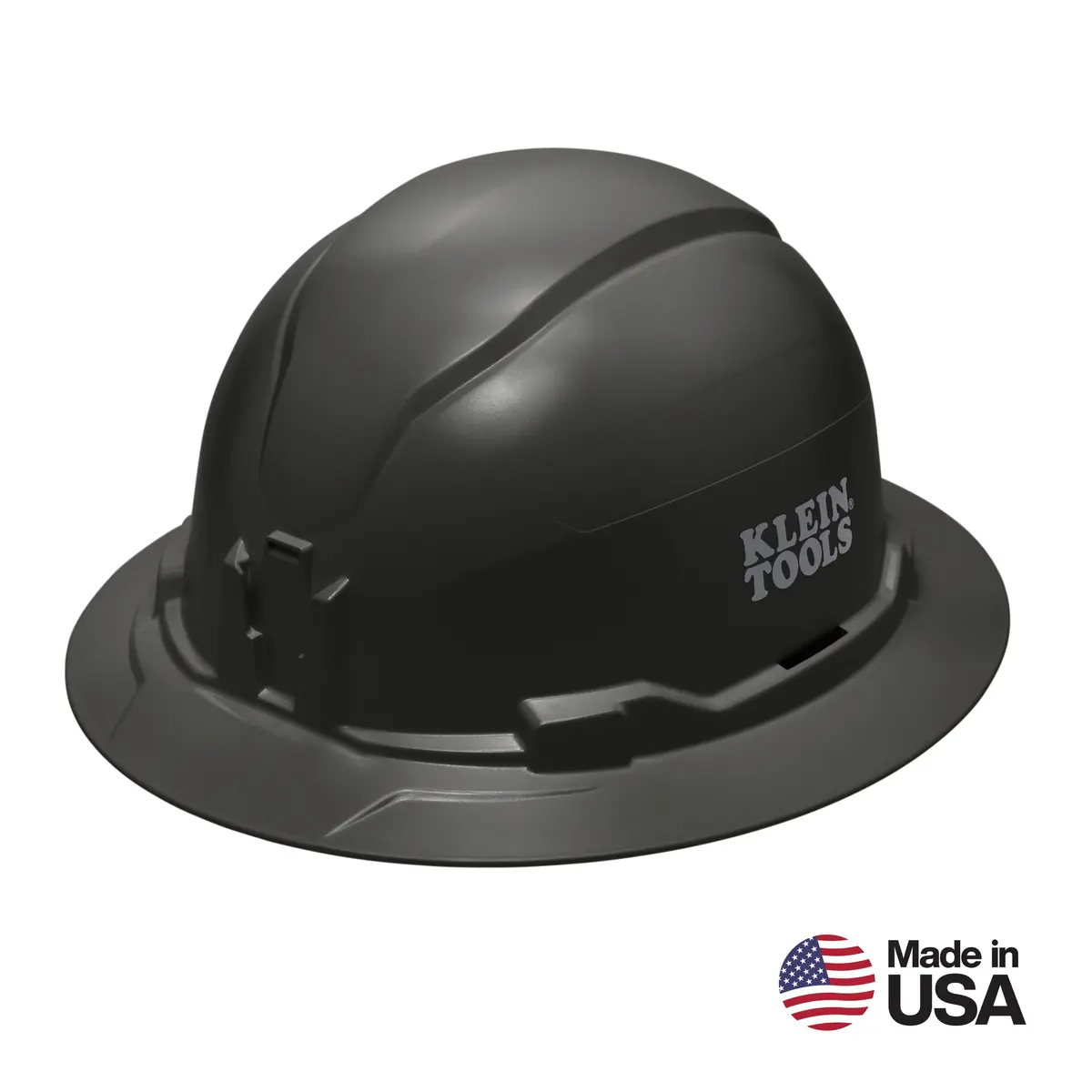 Klein Tools 60960 Hard Hat, Non-Vented, Full Brim Style, Black 1