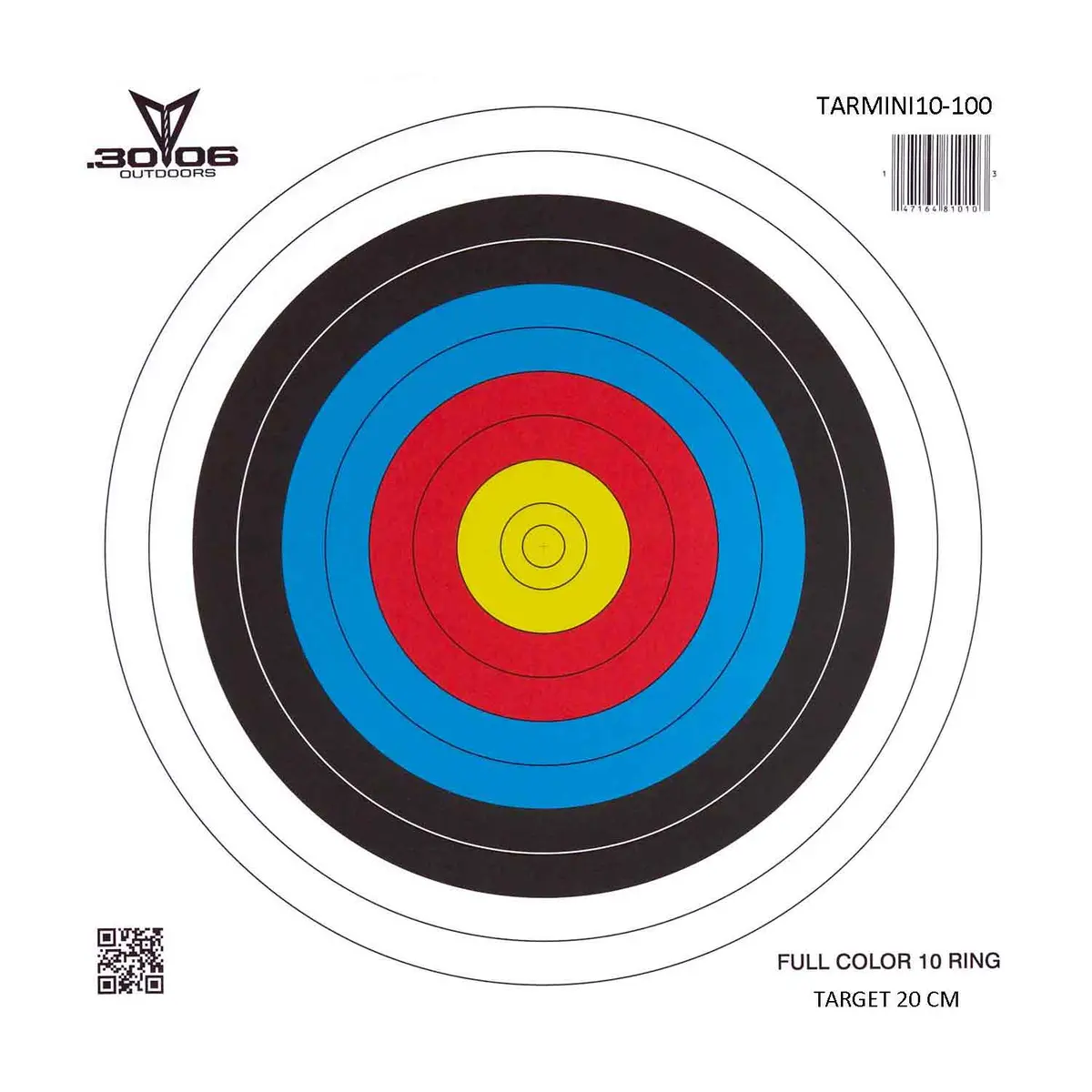 30-06 Mini Archery Target Sets (10-Ring - 100Ct.) 1