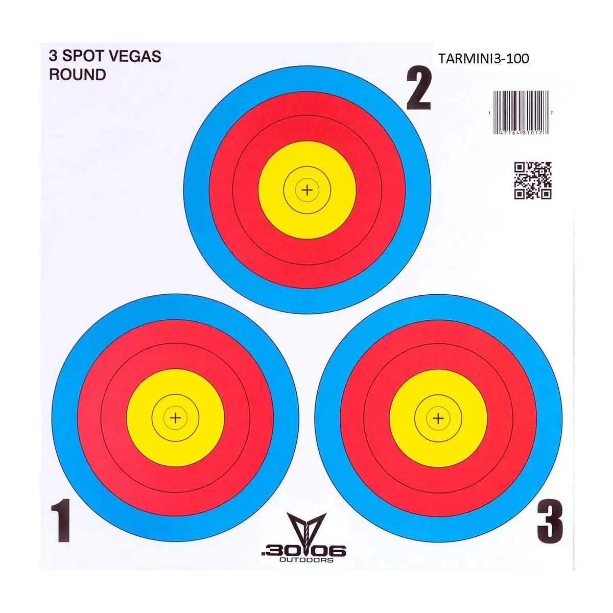 30-06 Mini Archery Target Sets (3-Spot Vegas - 20Ct.) 1