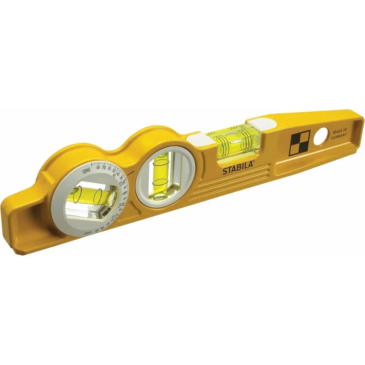 Stabila 25360 Type 81Smw360 Die Cast Torpedo Level With Protractor Vial 10 Inch 1