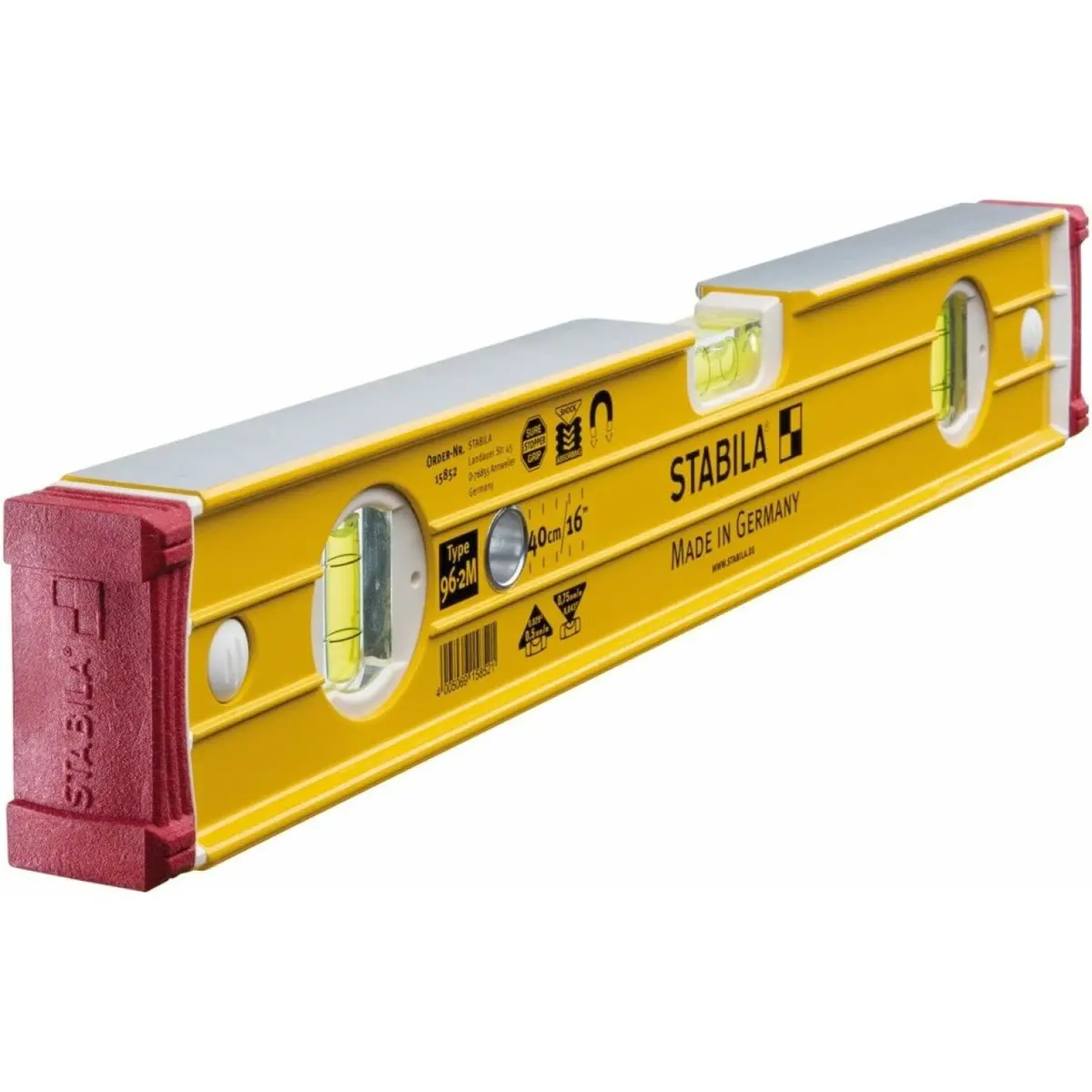 Stabila 38616 16" Type 96M Magnetic Levels 1