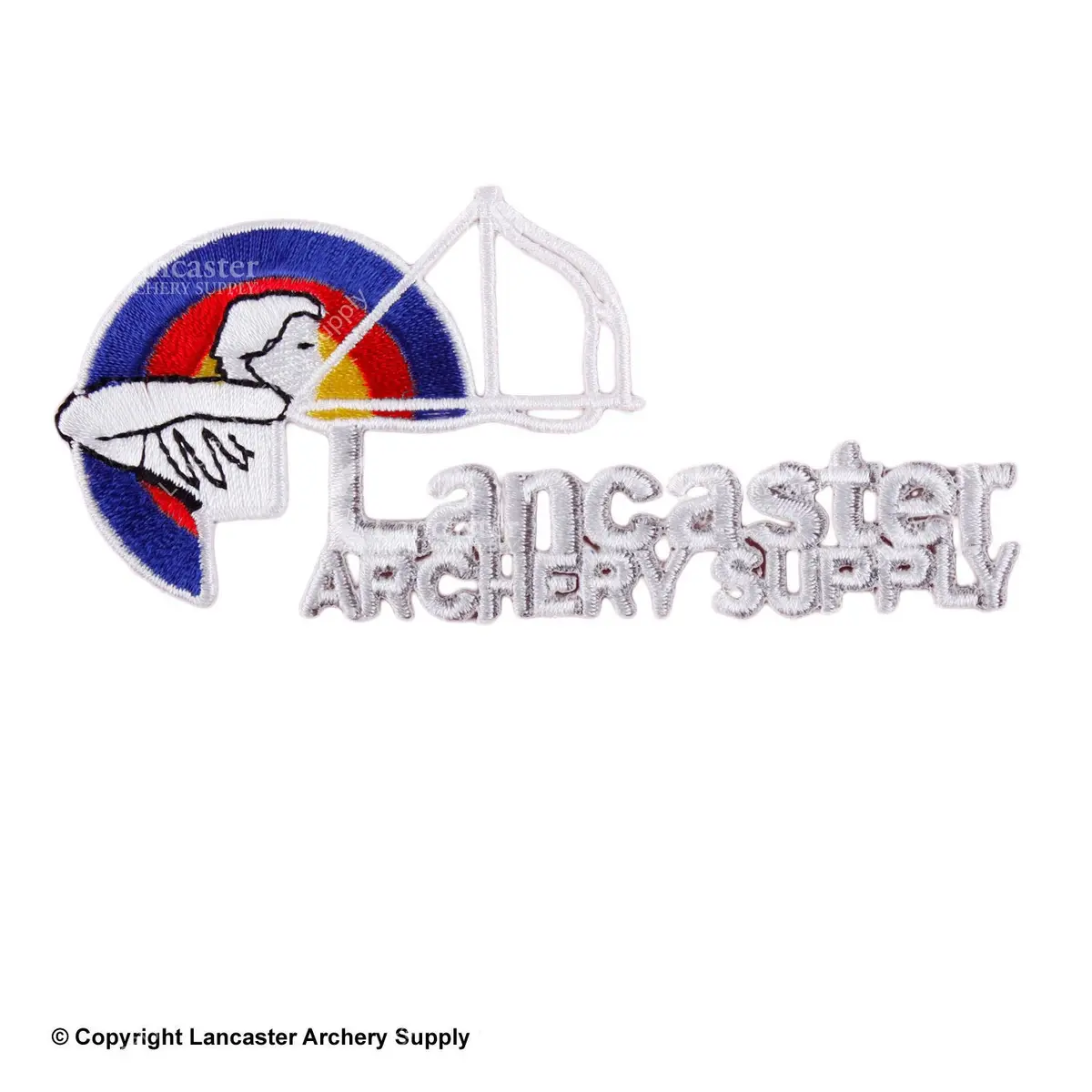 Lancaster Archery Supply Iron On Embroidered Patch 1