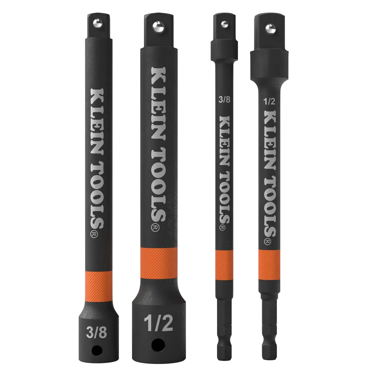 Klein Tools 65038A 6-Inch Impact Driver And Socket Extension Bar Set, 4 Pc. 1