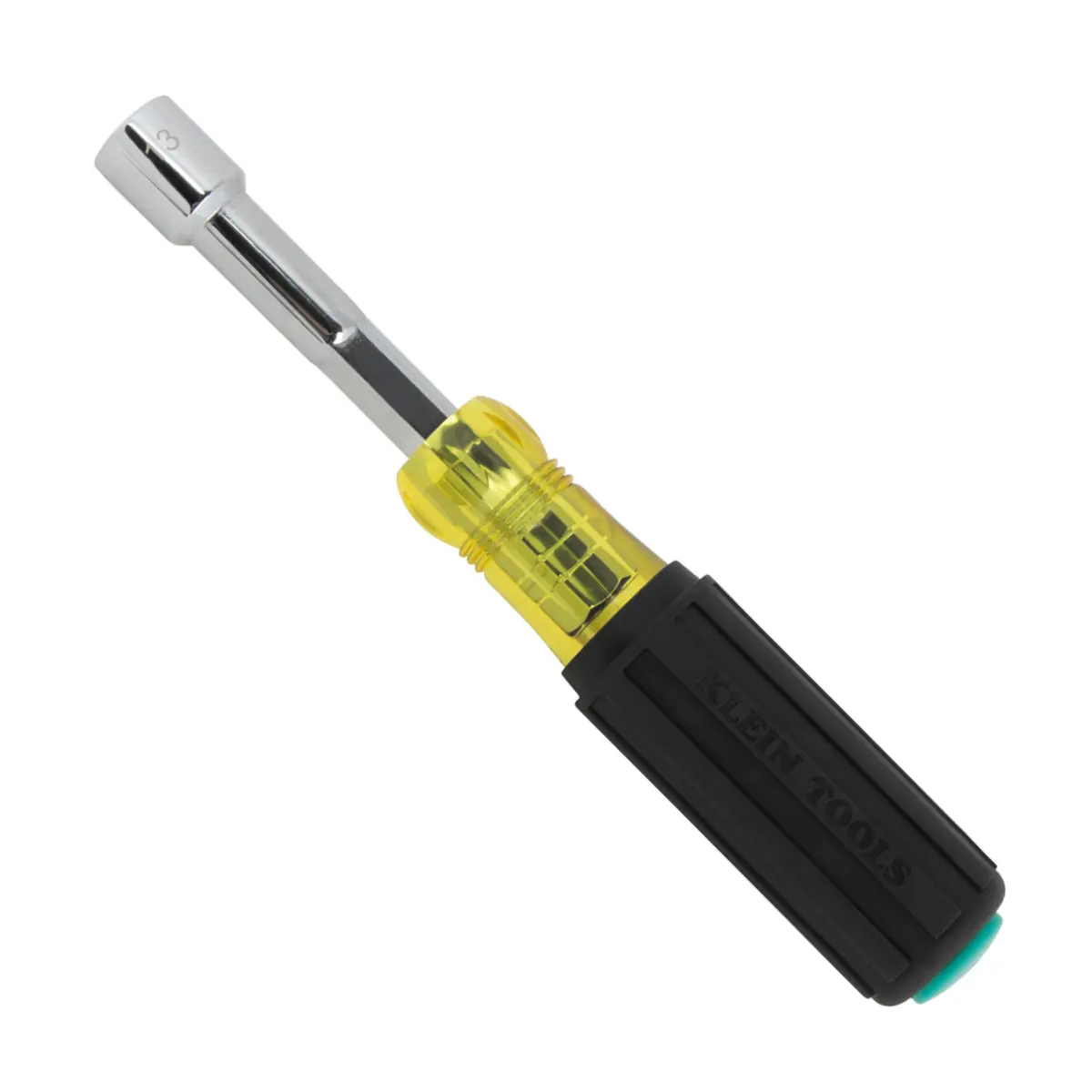 Klein Tools 65413Magm Metric Magnetic Color-Coded Nut Driver, Heavy-Duty Hollow-Shaft, 13 Mm 1