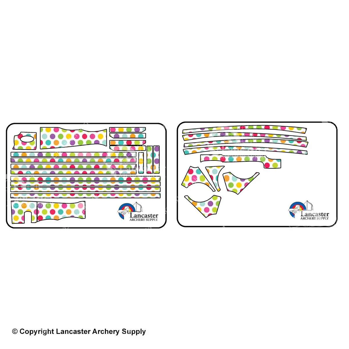 Genesis Bow Polka Dot Decal Kit 1
