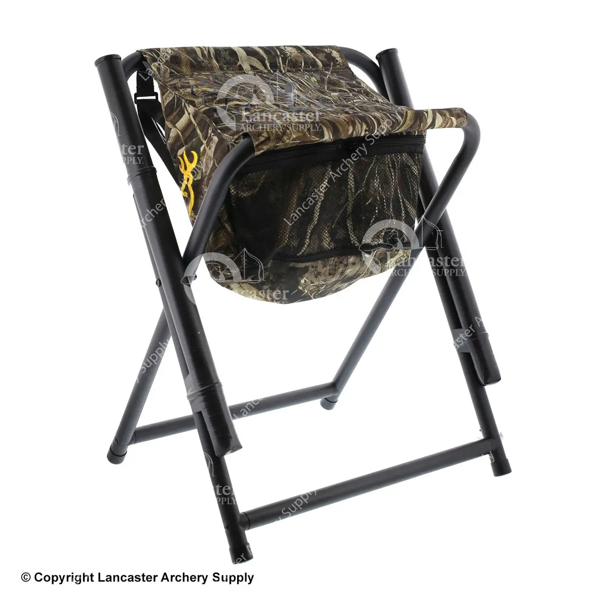 X-Spot Tall Deluxe Browning Shooting Stool With Cooler & Arrow Tubes 1