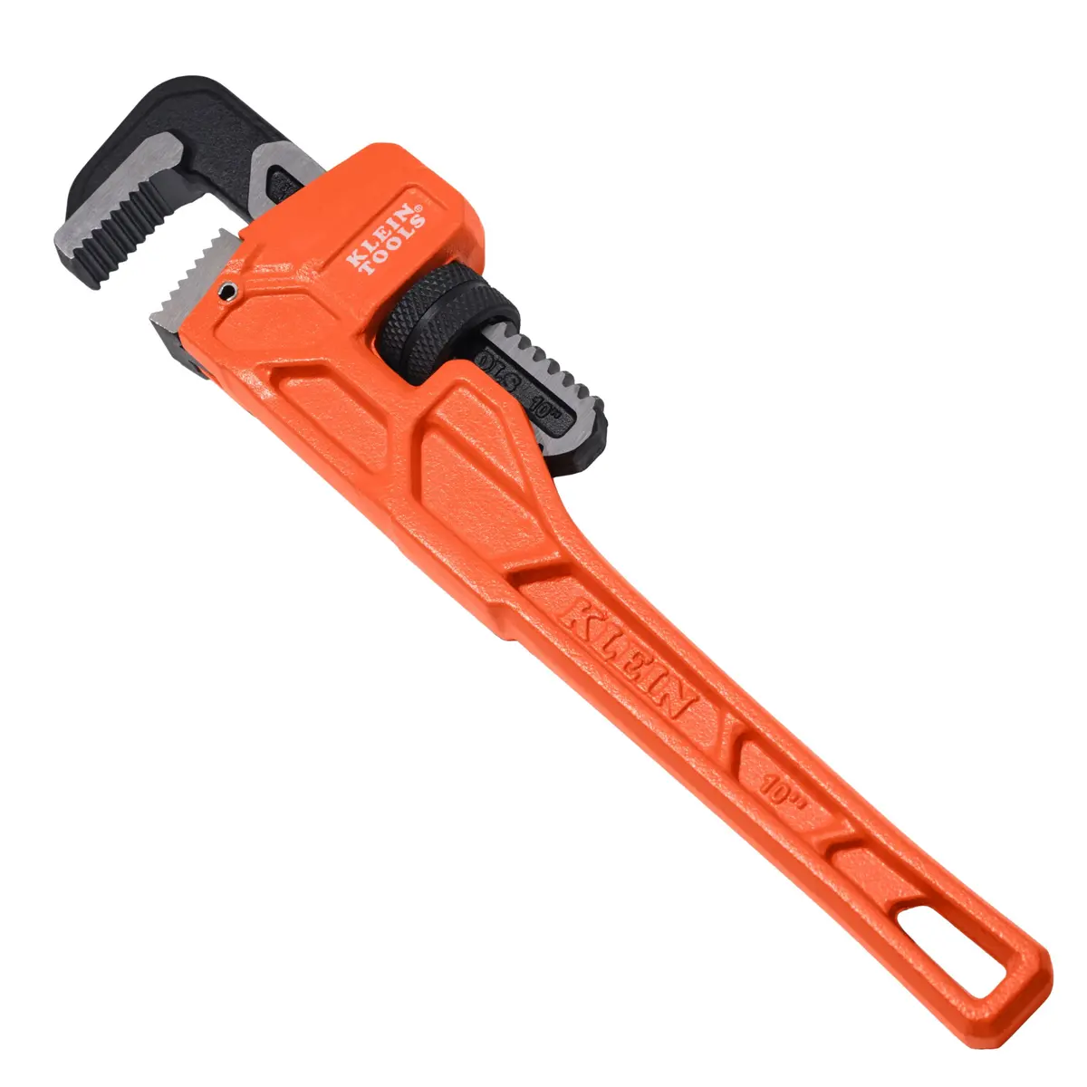 Klein Tools 68210 Adjustable Cast Iron Pipe Wrench, 10-Inch 1
